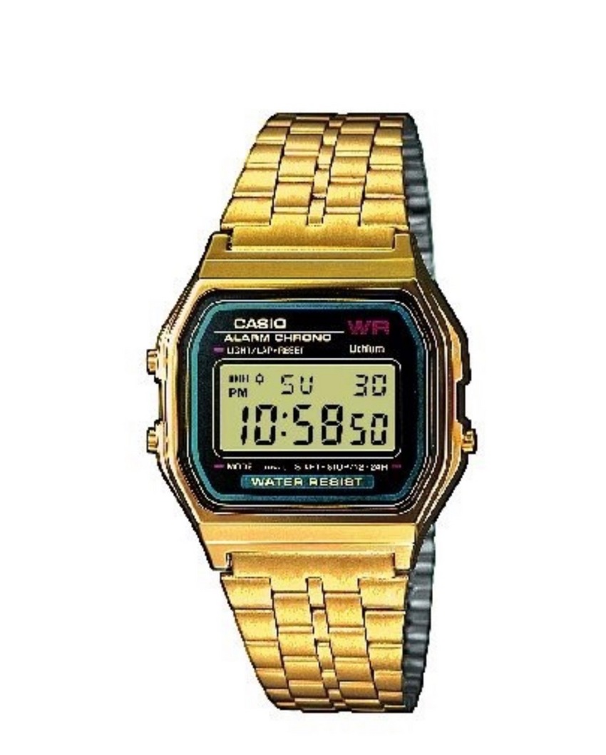 レトロなデジタル腕時計