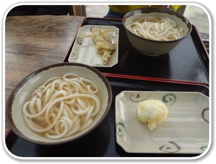 *かけ大、天ぷらゲソ *かけ小...