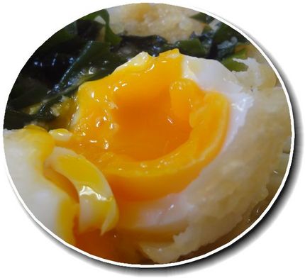 とろとろの半熟卵の天ぷら!...