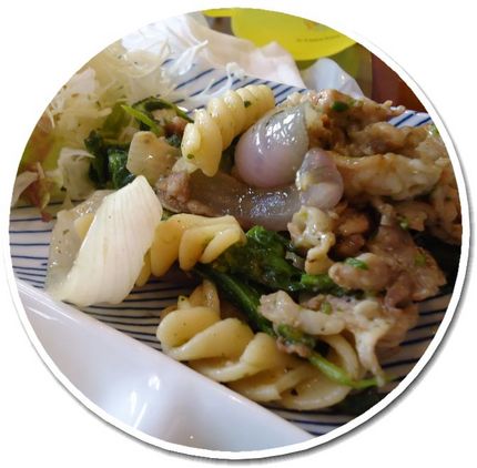 ご飯は残したけど、おかずはほぼ...