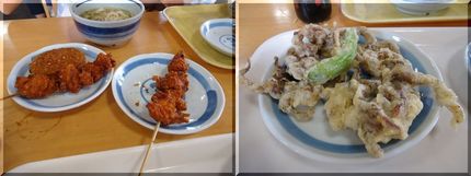 どれも揚げたて!できたら運んで...