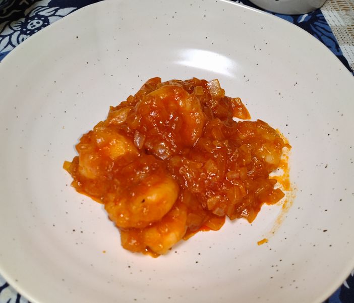 *エビチリCookDoで 😋...