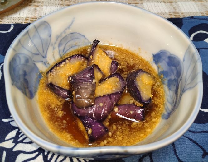 *お茄子の南蛮漬け