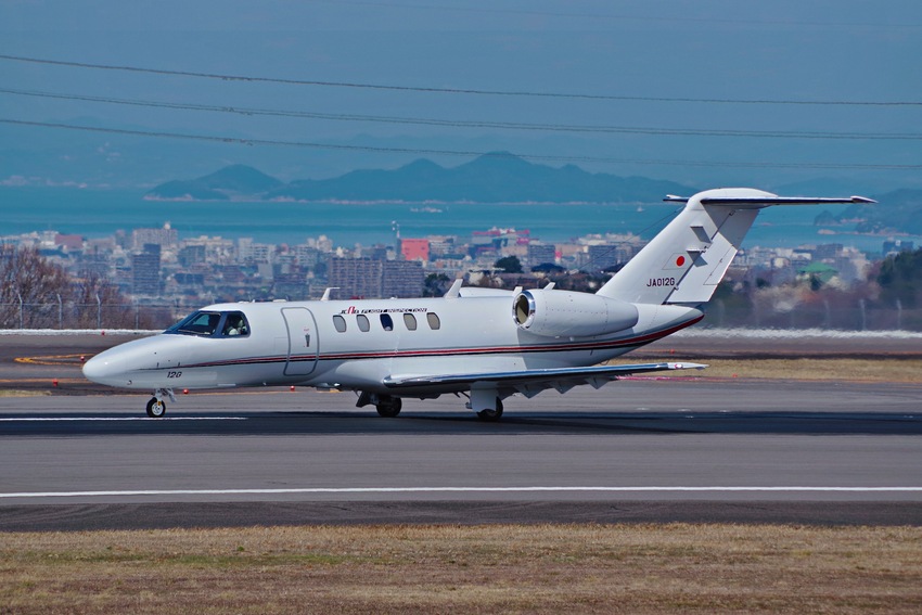 ヒバリと飛行機