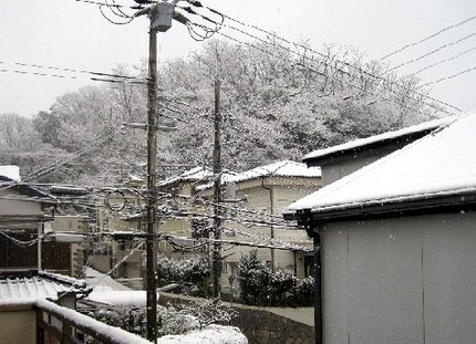 神戸の雪景色