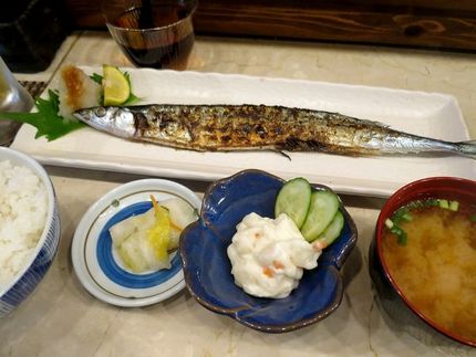 秋刀魚定食（３）＠炙り居酒屋【...