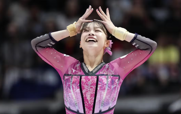 <杉原愛子>ゆかで金@世界選手...