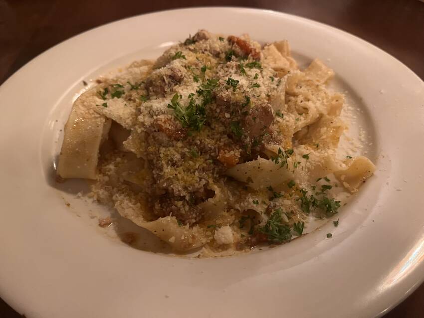 Pappardelle with Wild Boar