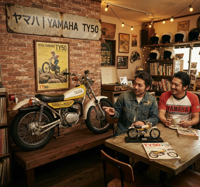 初めてのバイクは、ヤマハ TY50 でした。1975年登場 ...