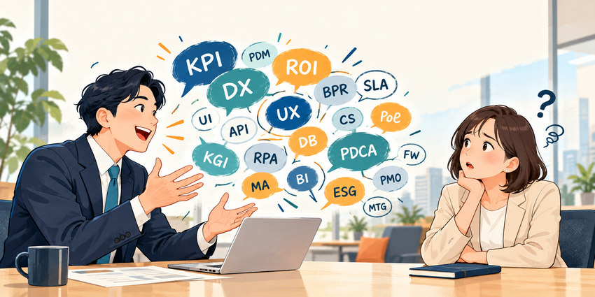 略語ばかり使う人とは仕事をしな...