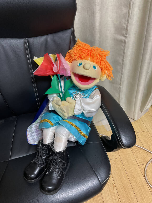 みどり児童館の子どもたちにお花...