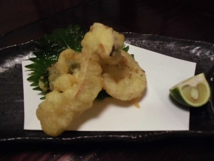 松茸と鱧の天ぷら