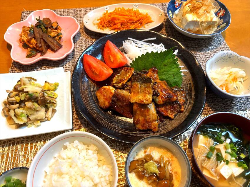 秋刀魚の蒲焼き。.。:+* ゚ ゜゚ +:。.。:+ ゚ ゜...