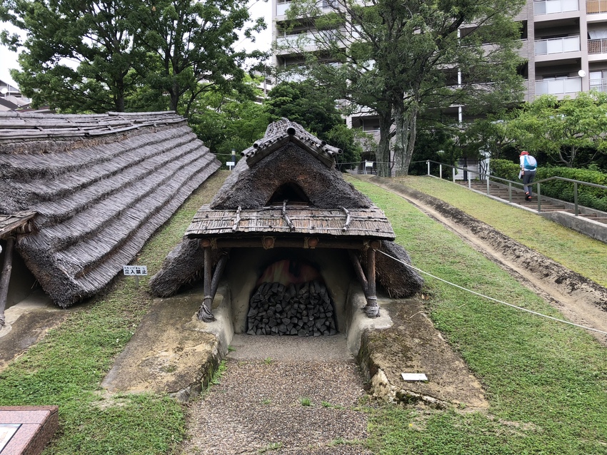 はにわを焼く登り窯