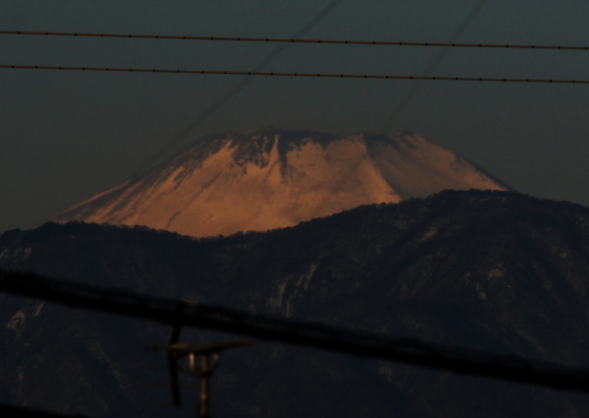 もやもやっとした富士山になって...