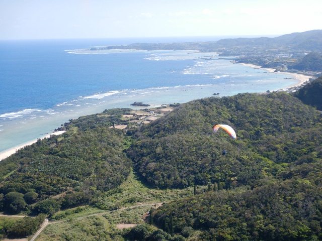 「海飛び」と言ってもここは山の...