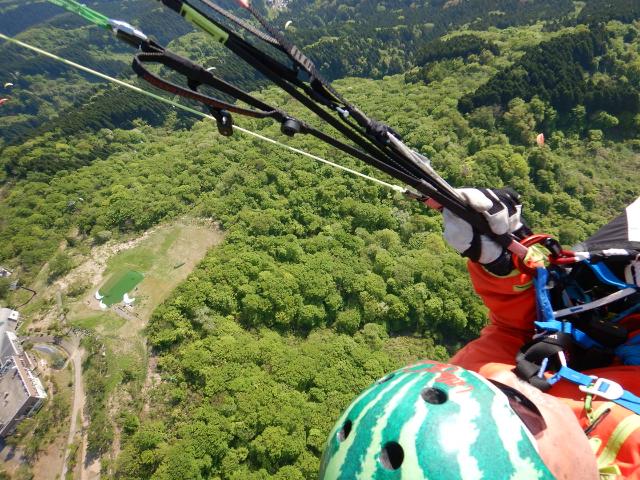 テイクオフを見下ろす。...