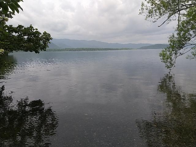 屈斜路湖湖尻。