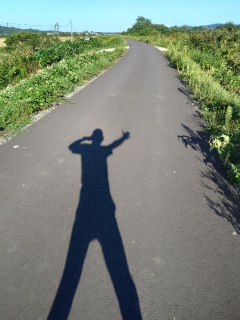 快晴の朝、厚沢部