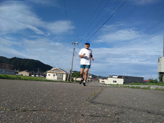 気持ち良く亀さん走り。...