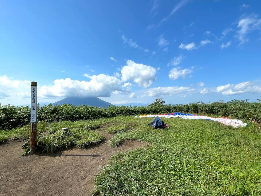 ※Mgちゃん(女性)尻別岳山頂...