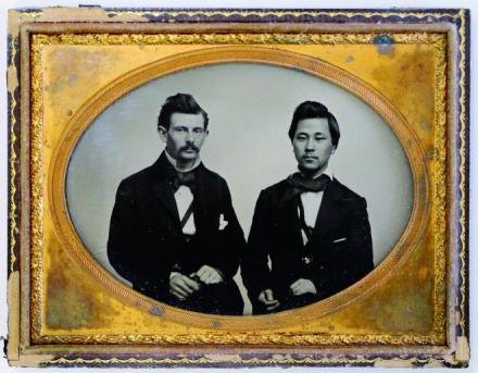 右、ジョセフ・ヒロ(1837-...