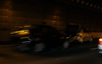高速での交通事故