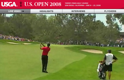 US Open がオンラインで...