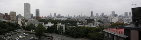 東京に到着して朝を迎えました。