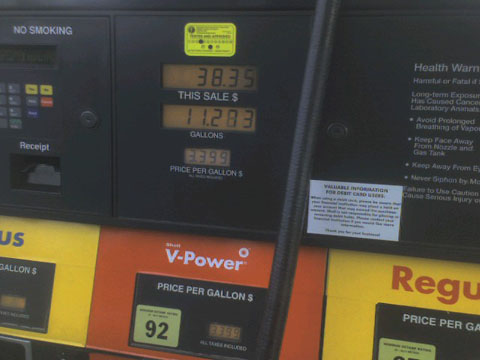 シアトルのガソリン価格