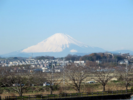 富士山　新幹線から