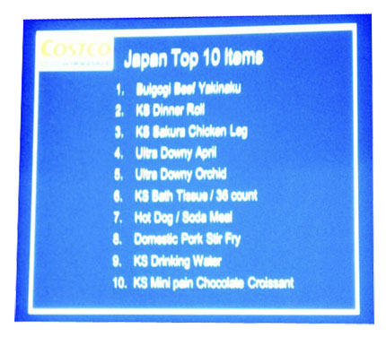 日本のコストコ、ベストセラー