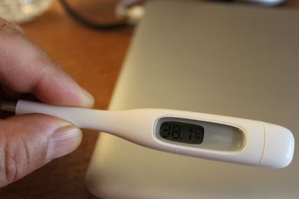 熱が下がって来ました。