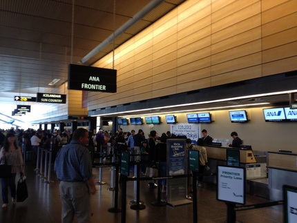 今朝シアトル・タコマ国際空港で