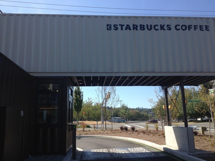 スタバのコンテナ店