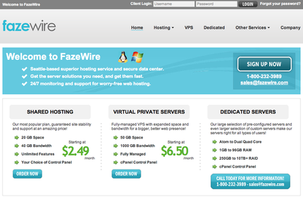 FazeWire の移行が終了...