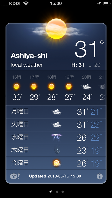 暑い