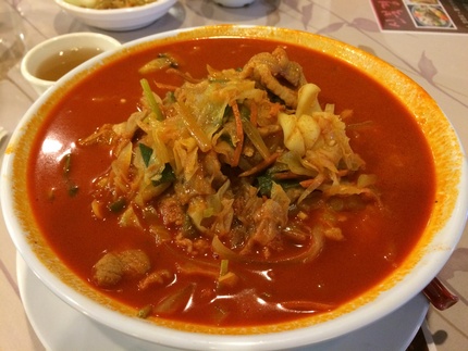 辛いチャンポン麺