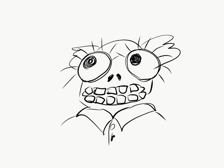 私が描いたラフスケッチです。