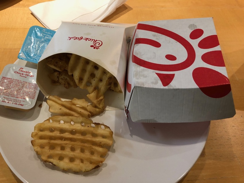Chick-fil-a 初めて...