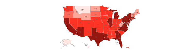 US Corona Map