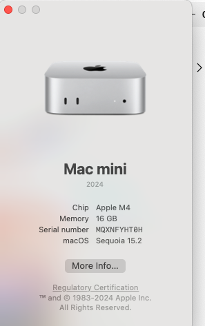 最新の Mac OS にして