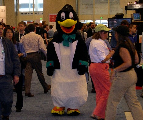 LINUX WORLD 会場か...