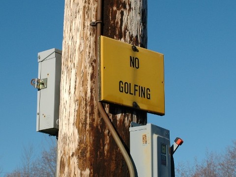 No Golfing