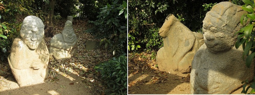 欽明伊天皇陵南の田から掘り出さ...