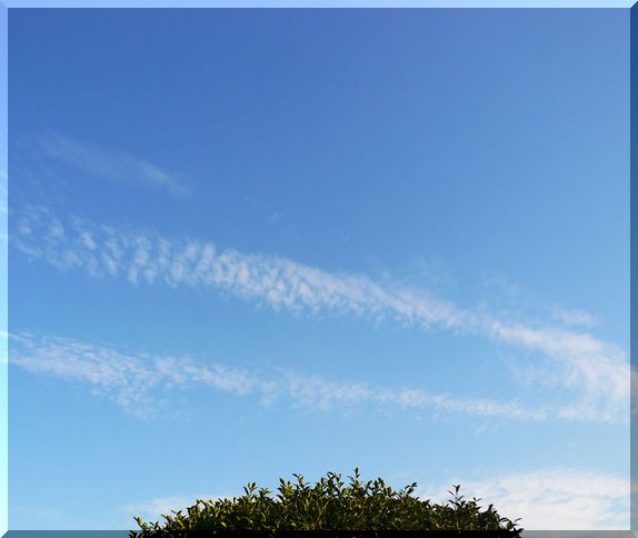 秋の空？