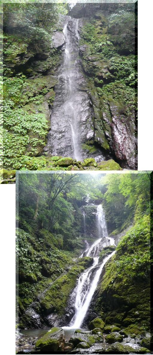 雨乞いの滝　雄滝・雌滝