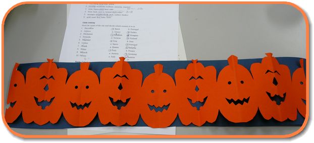 Cutting Paper for "Happy Hall...