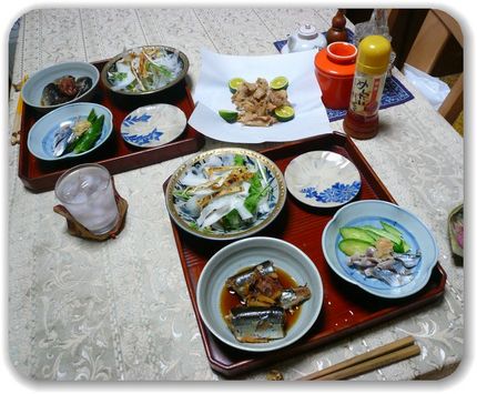 「秋刀魚定食」−2009/10...