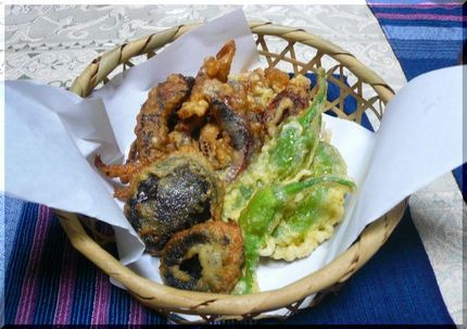 「飯だこのたいたんの天ぷら」と...